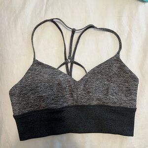 Alo Yoga Alosoft Lavish Bra M Grey